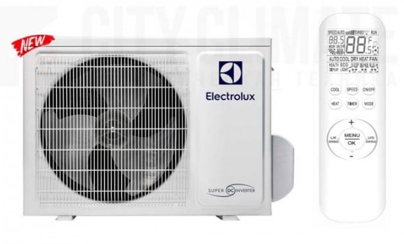 Сплит-система Electrolux для дома и офиса, монтаж, управление через дисплей.